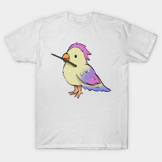 bird potter T-Shirt by tizy